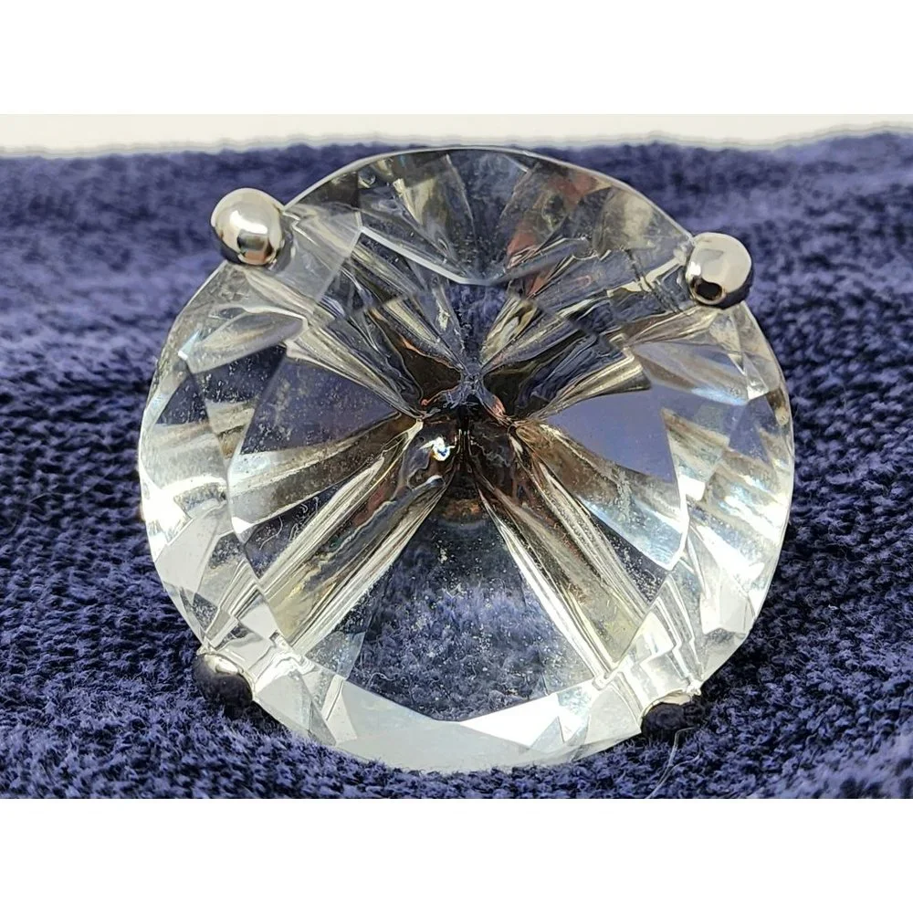 Vintage Faux‎ Diamond Shaped Glass Bottle Opener Beer Bar Accessory Unmarked